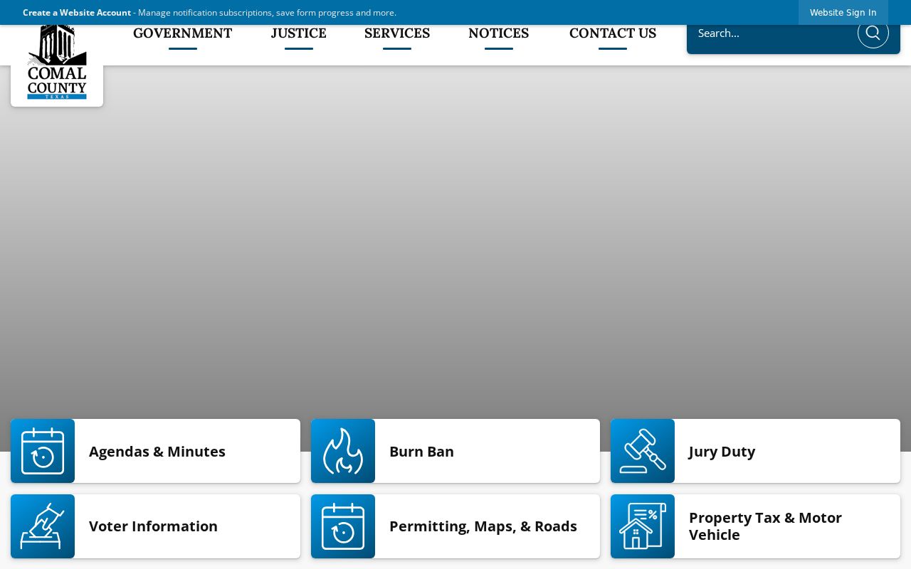 Comal County Court at Law records access information